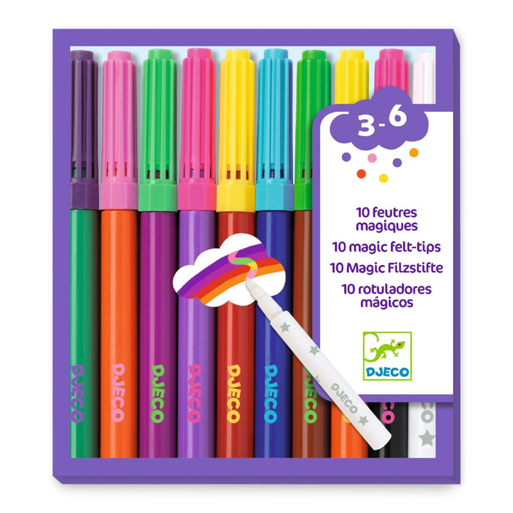 Djeco 10 Magic Felt Tips