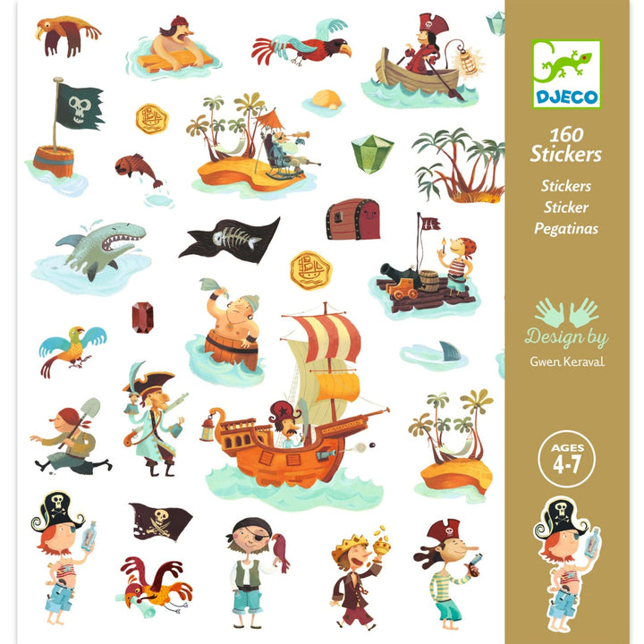 Djeco Stickers - Pirates
