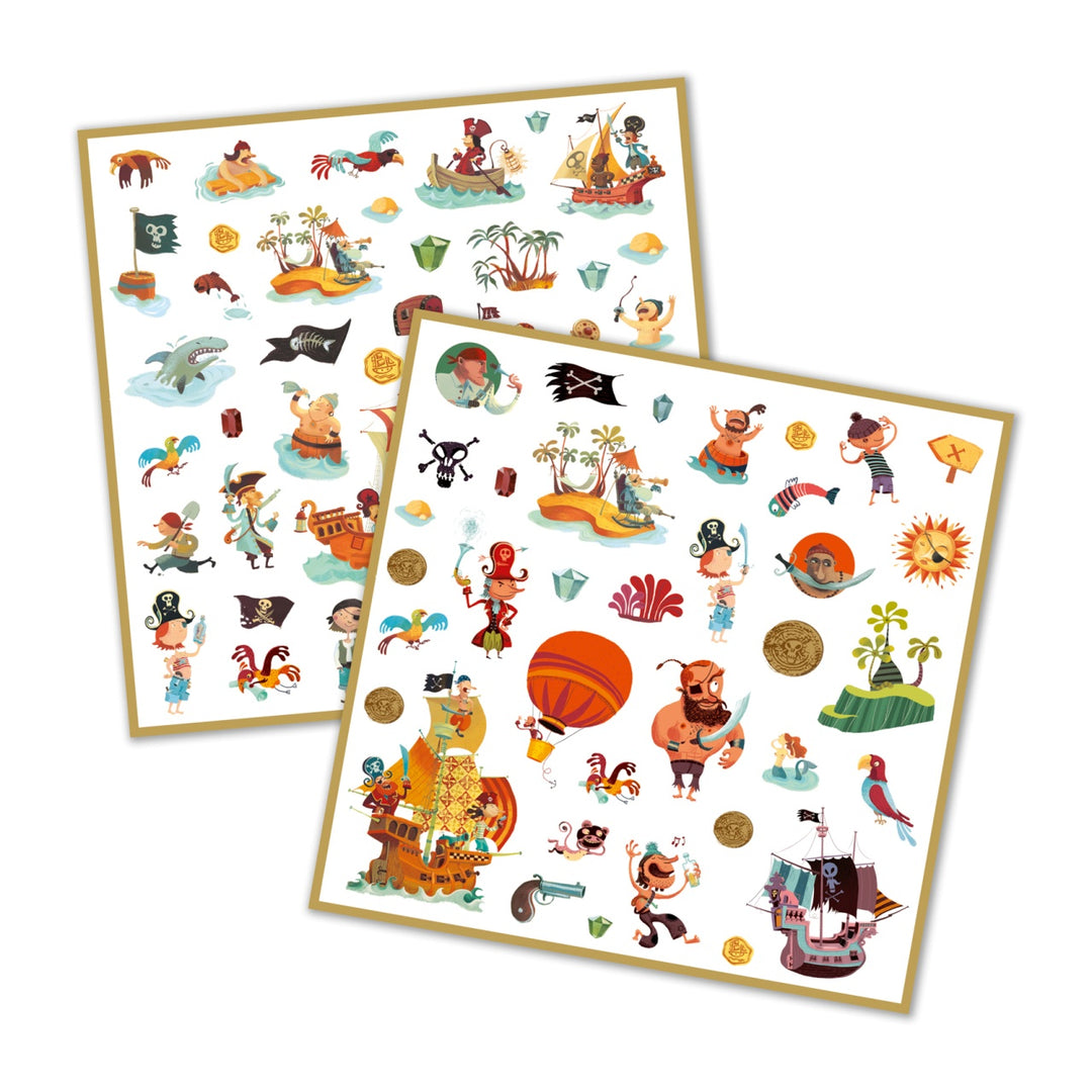 Djeco Stickers - Pirates