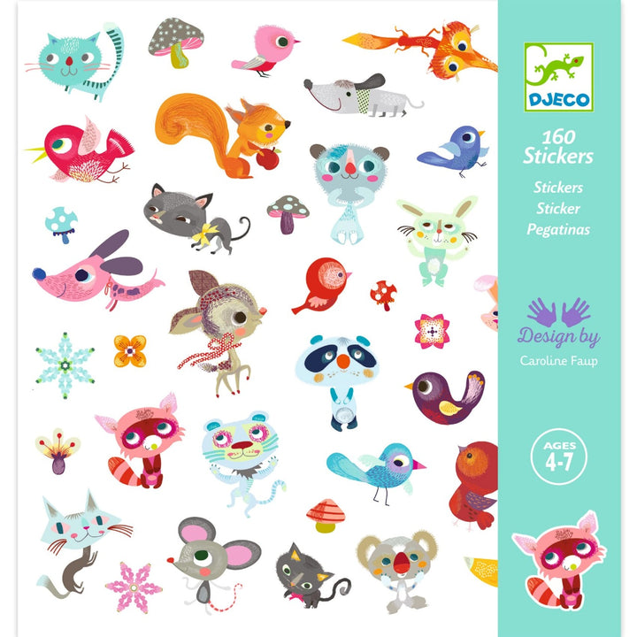 Djeco Stickers - Little Friends
