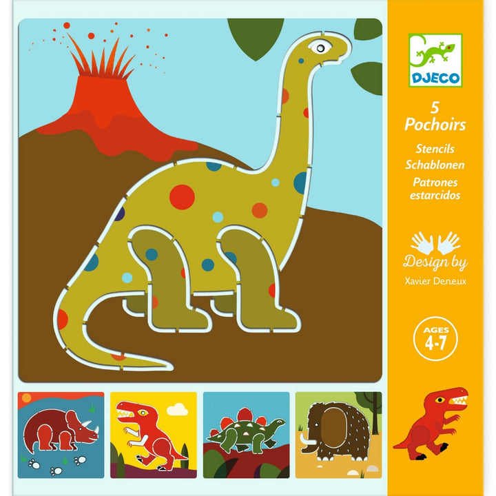 Djeco Stencils - Dinosaurs