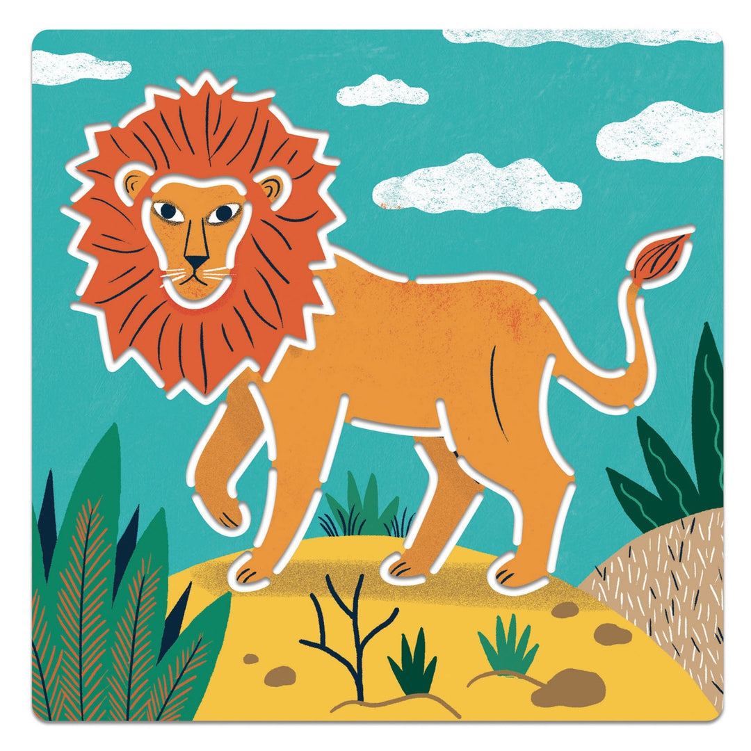 Djeco Stencils - Wild Animals