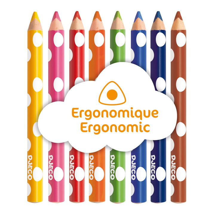 Djeco Colouring Pencils for Little Ones