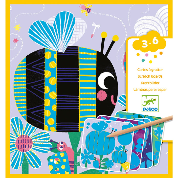 Djeco Scratch cards for Little Ones - Bugs