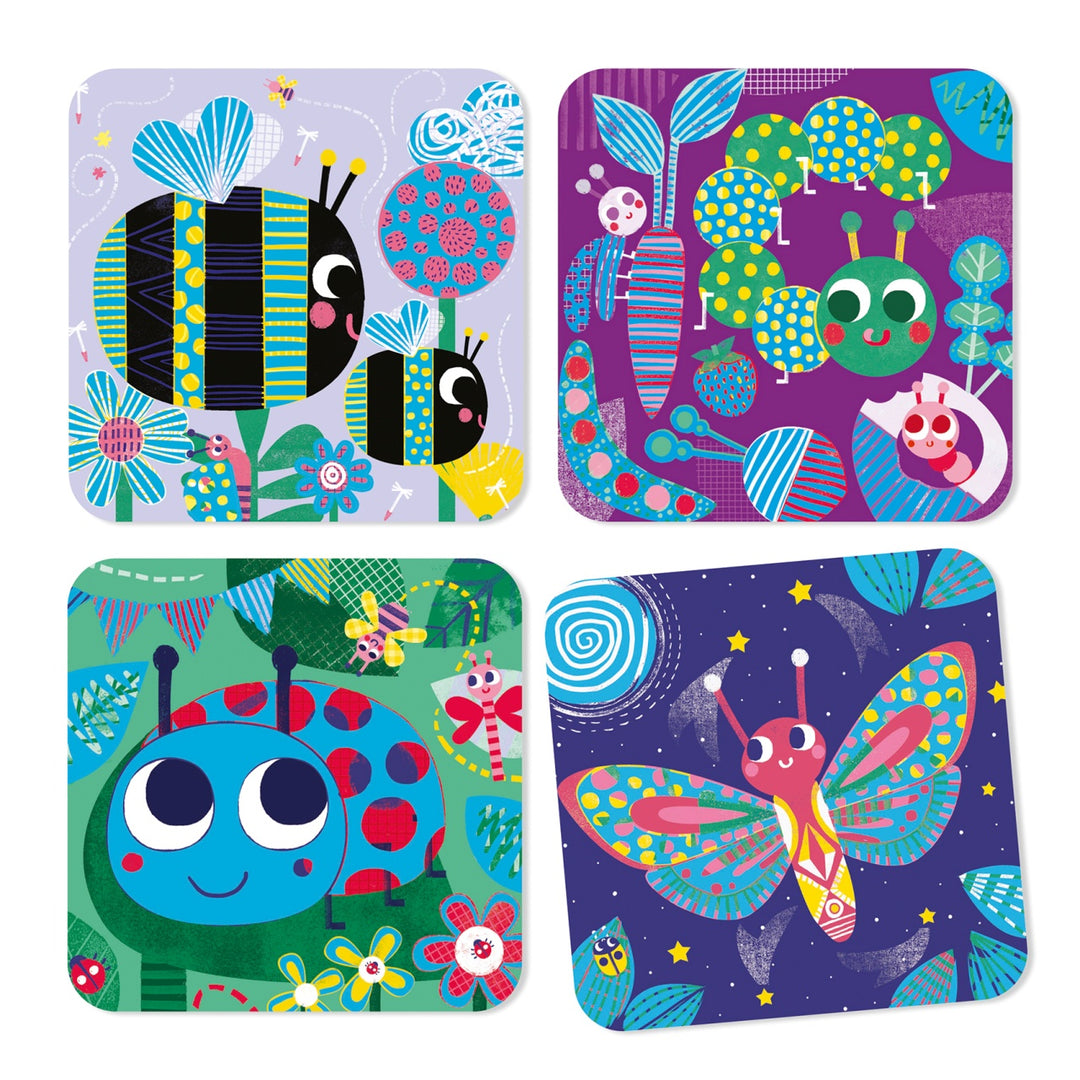 Djeco Scratch cards for Little Ones - Bugs