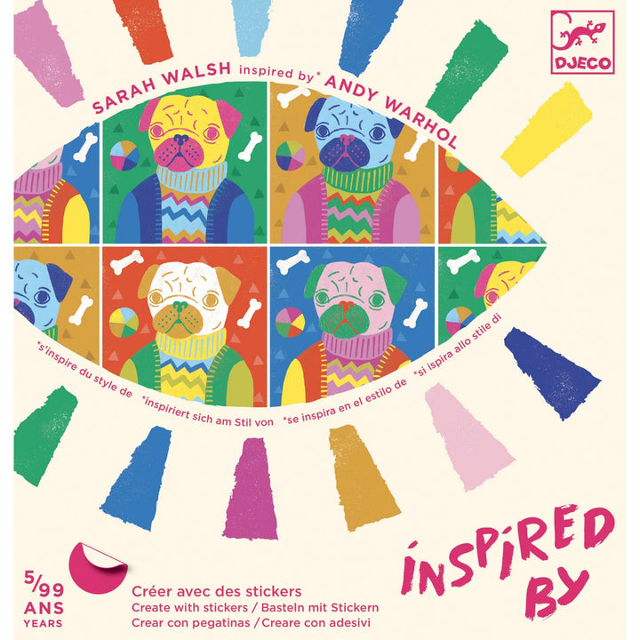Djeco Inspired By Art Set - Andy Warhol - Totally Pop