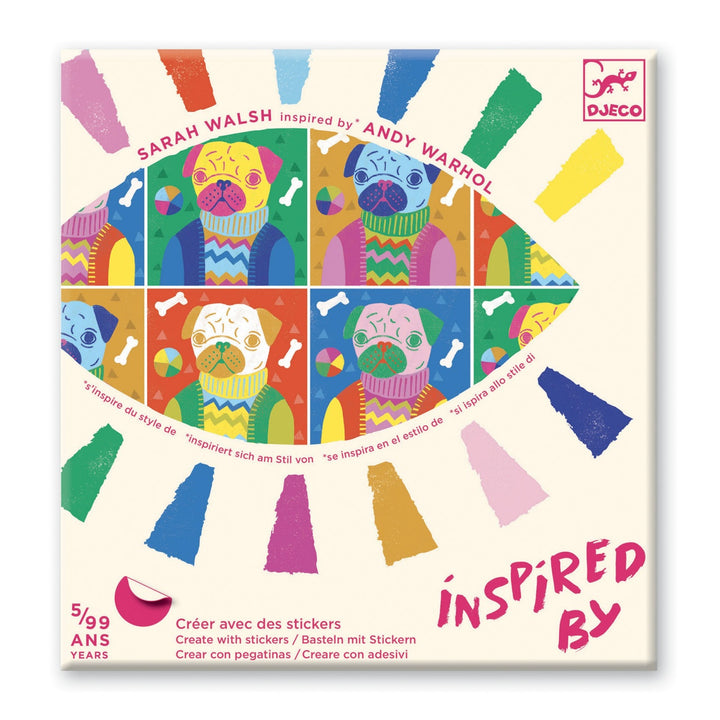 Djeco Inspired By Art Set - Andy Warhol - Totally Pop
