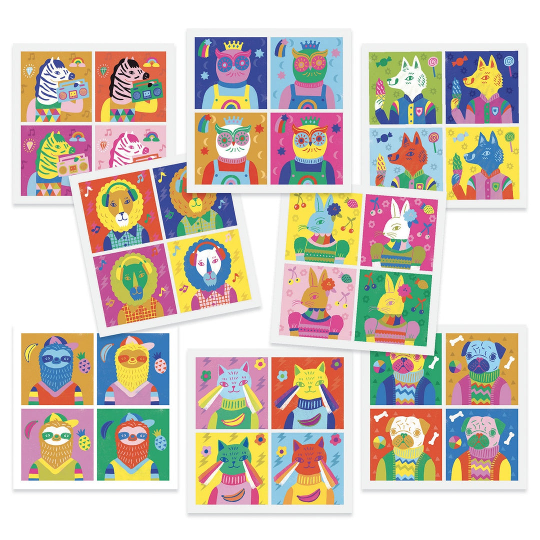 Djeco Inspired By Art Set - Andy Warhol - Totally Pop