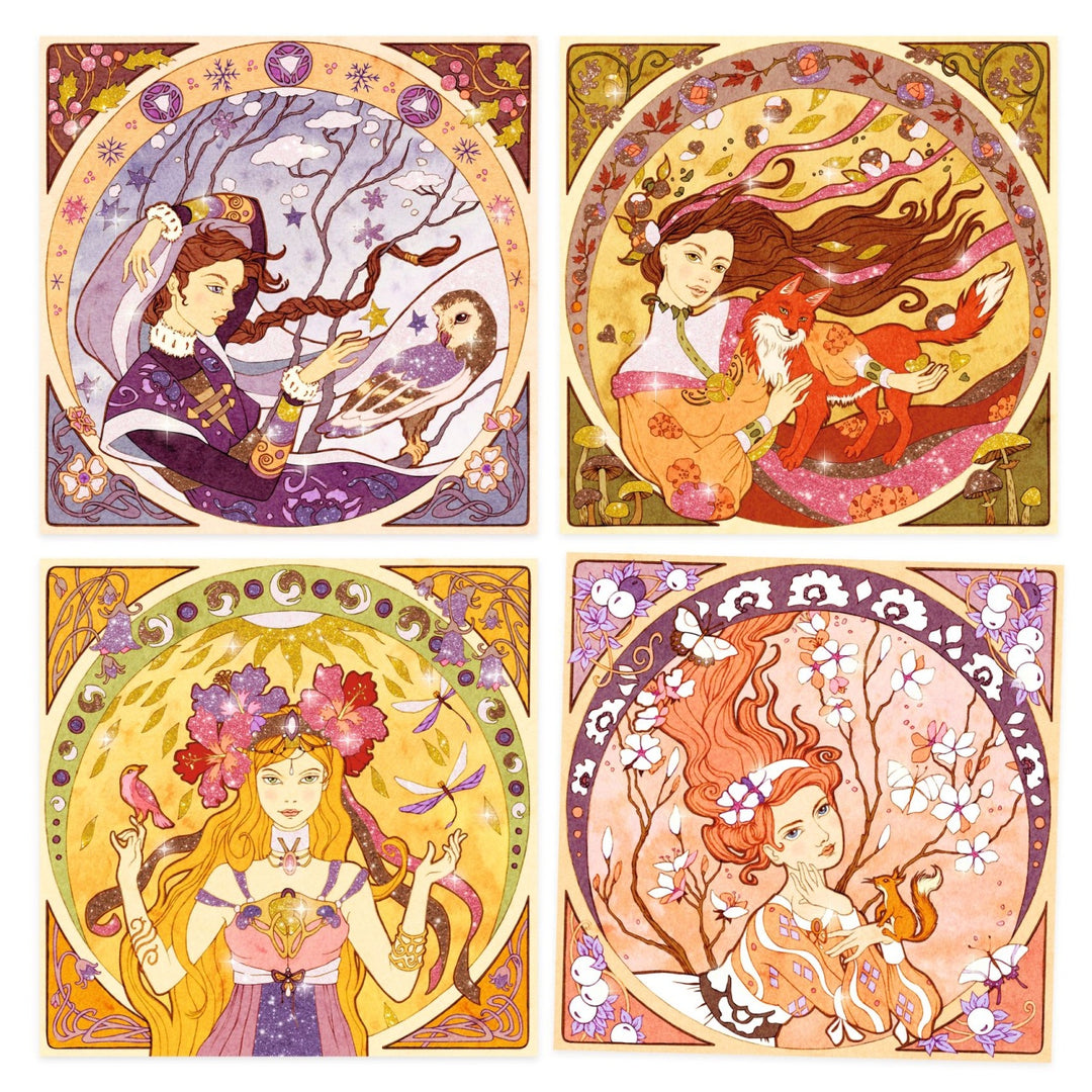 Djeco Inspired By Art Set - Alfons Mucha - Divines