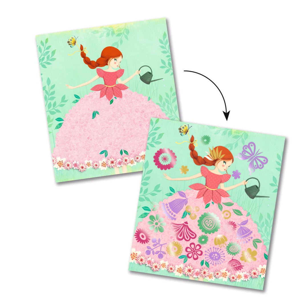 Djeco Artistic Patch  (Foil) - Fair Maidens
