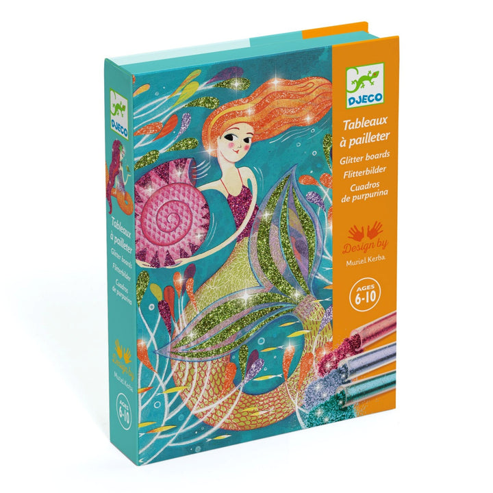 Djeco Glitter Boards Mermaid Lights