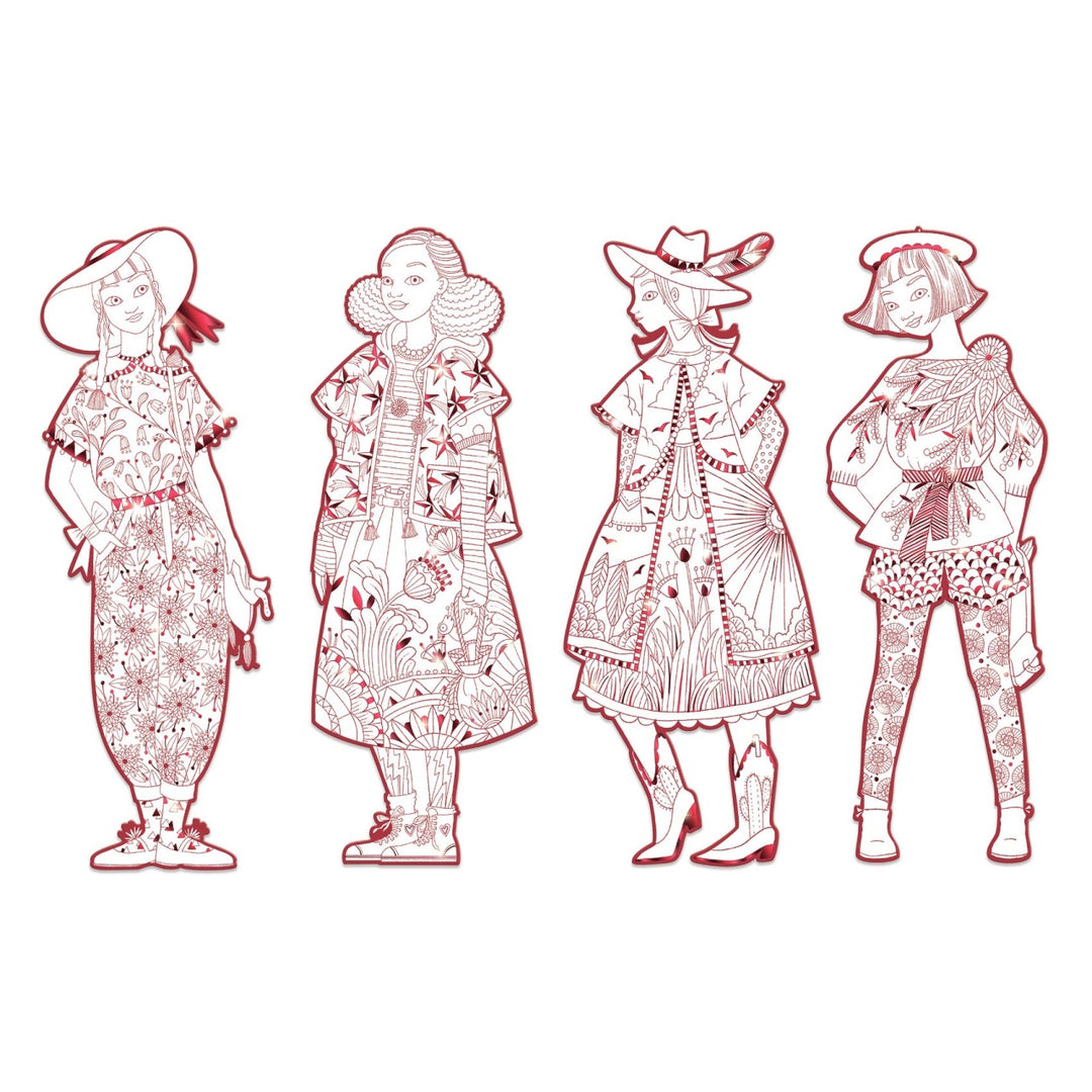 Djeco Colouring Les Demoiselles - Fiodor and Friends
