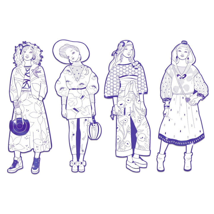 Djeco Colouring Les Demoiselles - Zaho and Friends