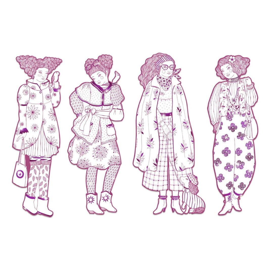 Djeco Colouring Les Demoiselles - Rosemary and Friends