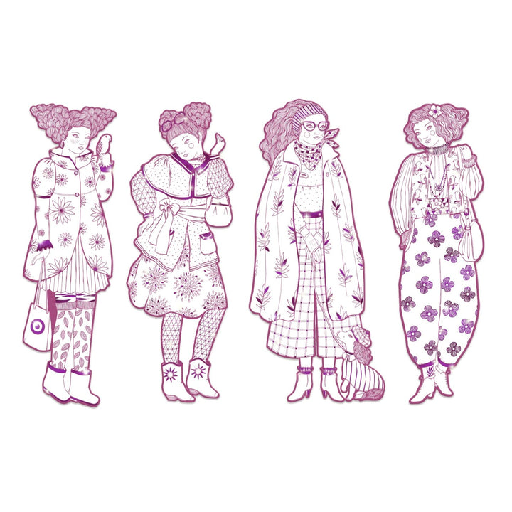 Djeco Colouring Les Demoiselles - Rosemary and Friends