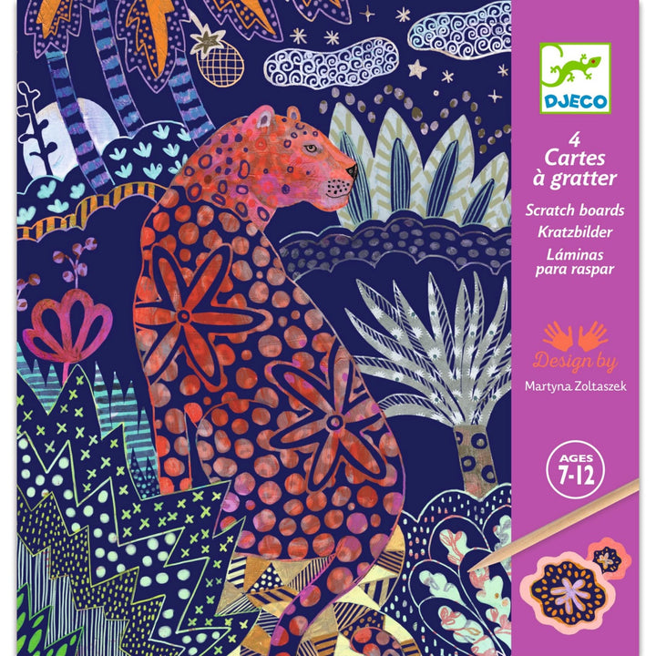 Djeco Scratch Boards Lush Nature