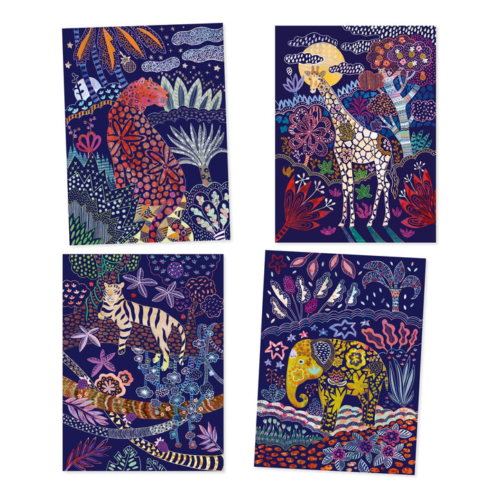 Djeco Scratch Boards Lush Nature