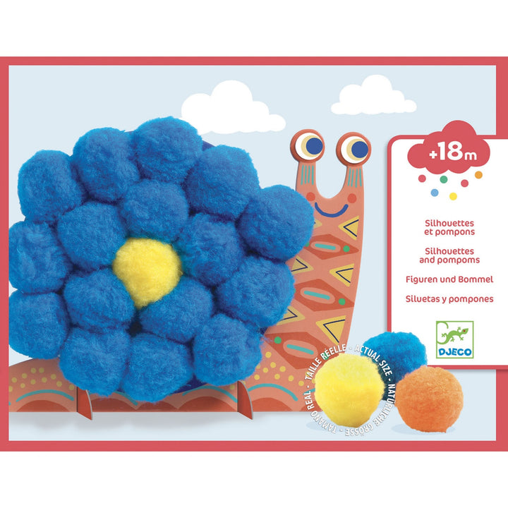 Djeco Silhouettes and Pompoms