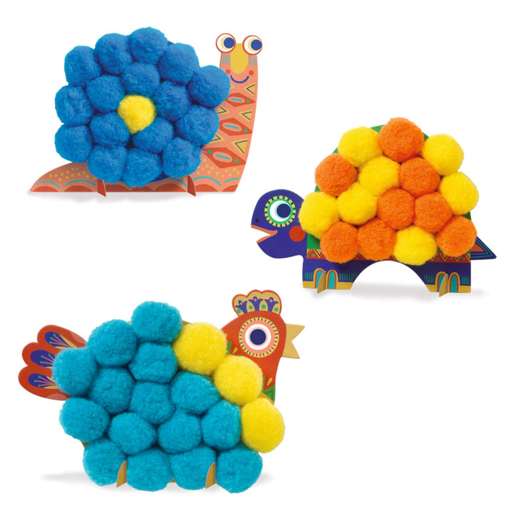 Djeco Silhouettes and Pompoms