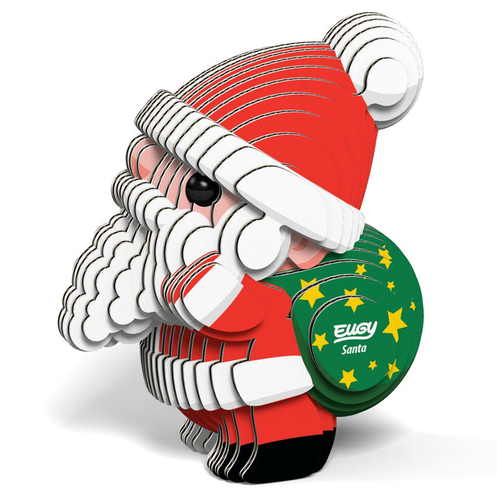 Eugy Santa 3D Cardboard Model Kit