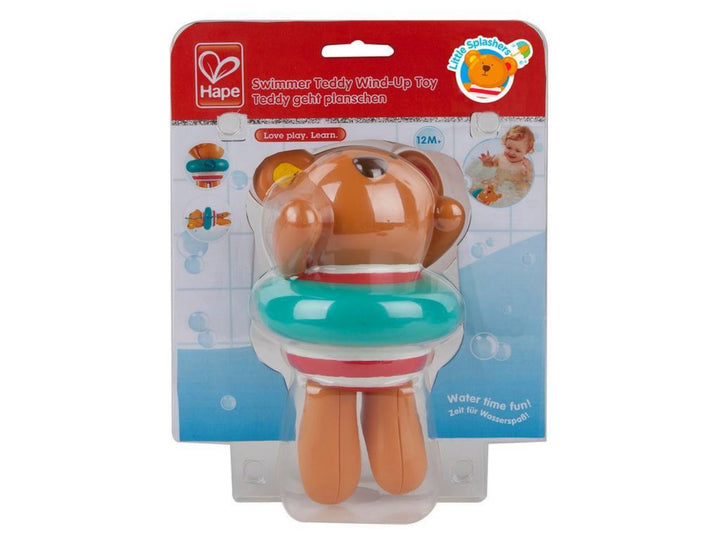 Hape Bath Toys - Wind-Up Swimming Teddy