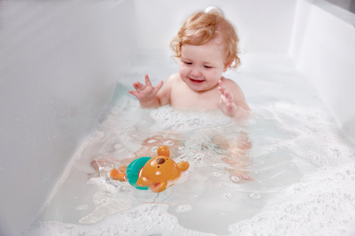 Hape Bath Toys - Wind-Up Swimming Teddy