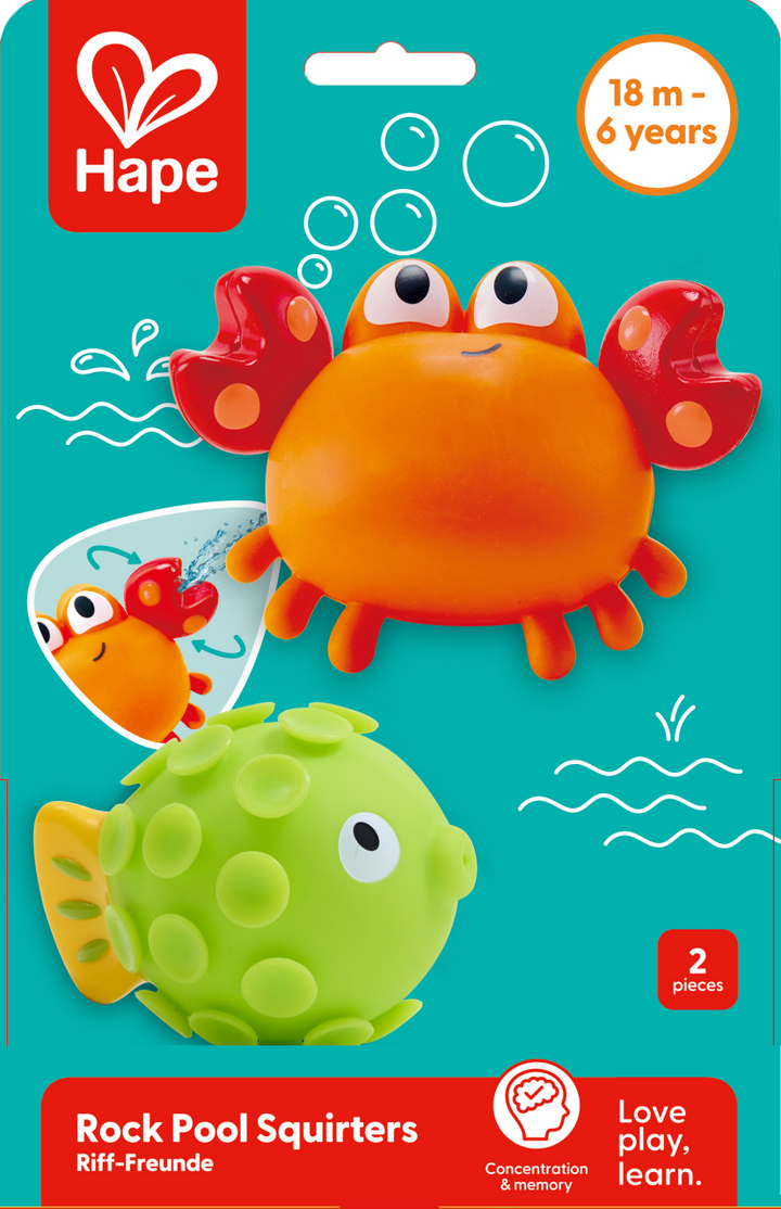 Hape Bath Toys - Rock Pool Squirters