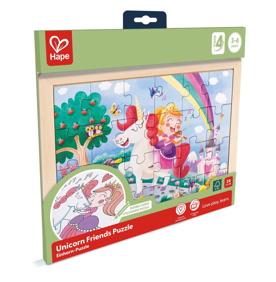 Hape Unicorn Friends Puzzle