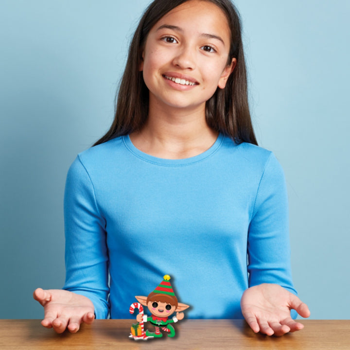 Eugy Christmas Elf 3D Cardboard Model Kit
