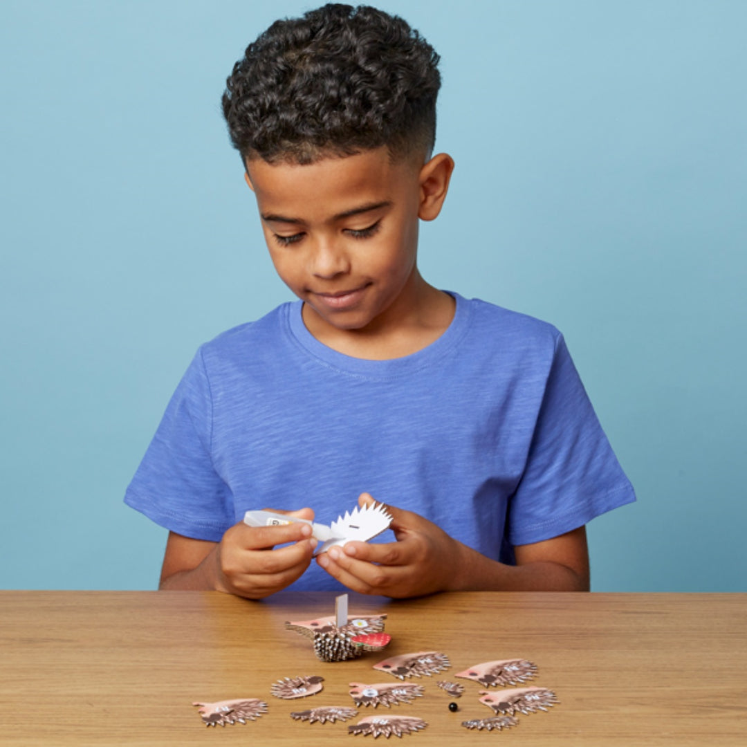 Eugy Hedgehog 3D Cardboard Model Kit