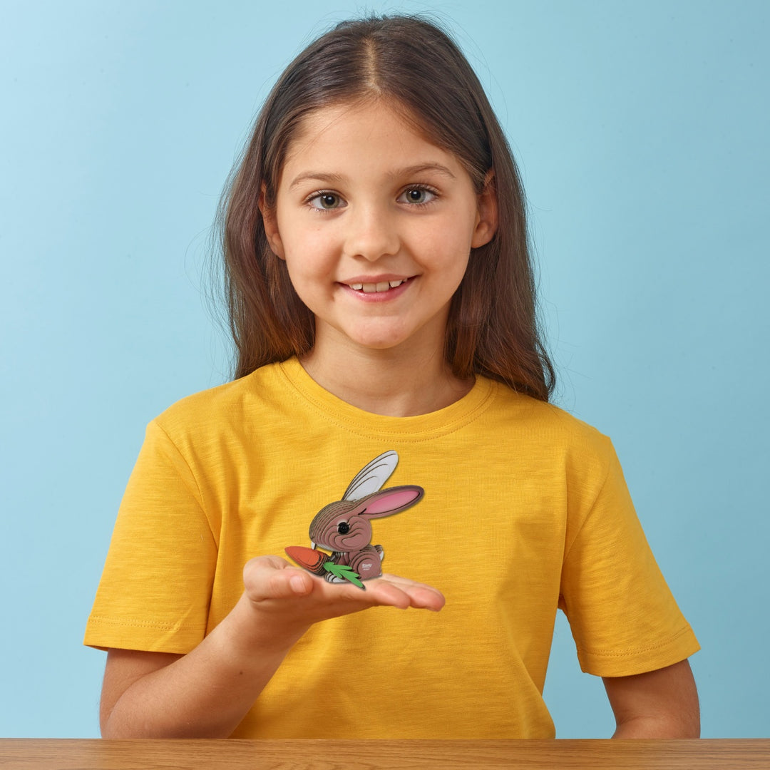 Eugy Rabbit 3D Cardboard Model Kit