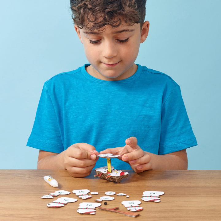 Eugy Snowman 3D Cardboard Model Kit