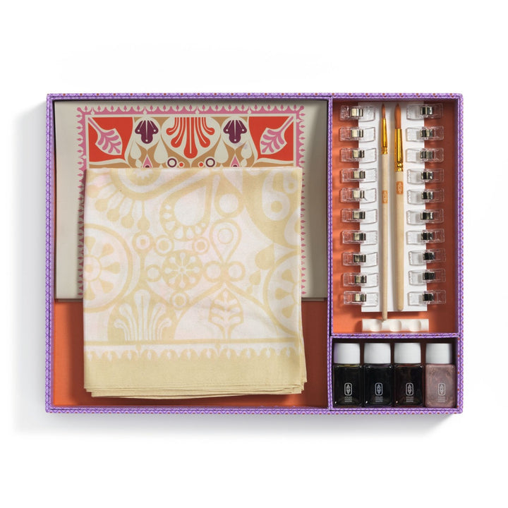 Djeco Atelier 11 - Silk Painting - Indian-style Design