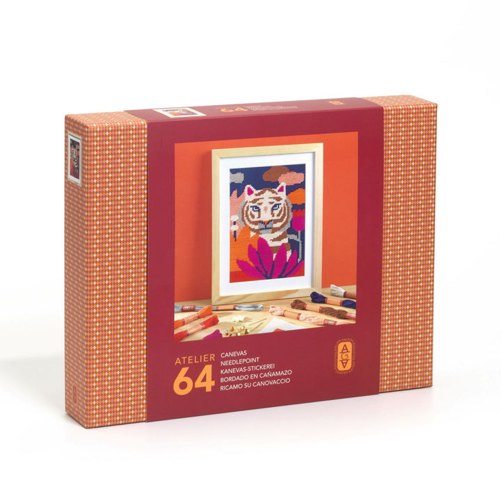 Djeco Atelier 64 - Needlepoint - Wild Cat