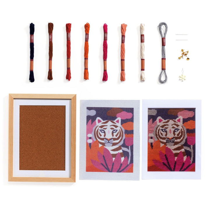 Djeco Atelier 64 - Needlepoint - Wild Cat