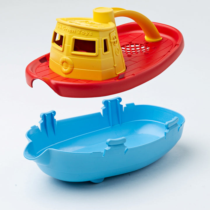 Green Toys Tugboat Yellow Handle