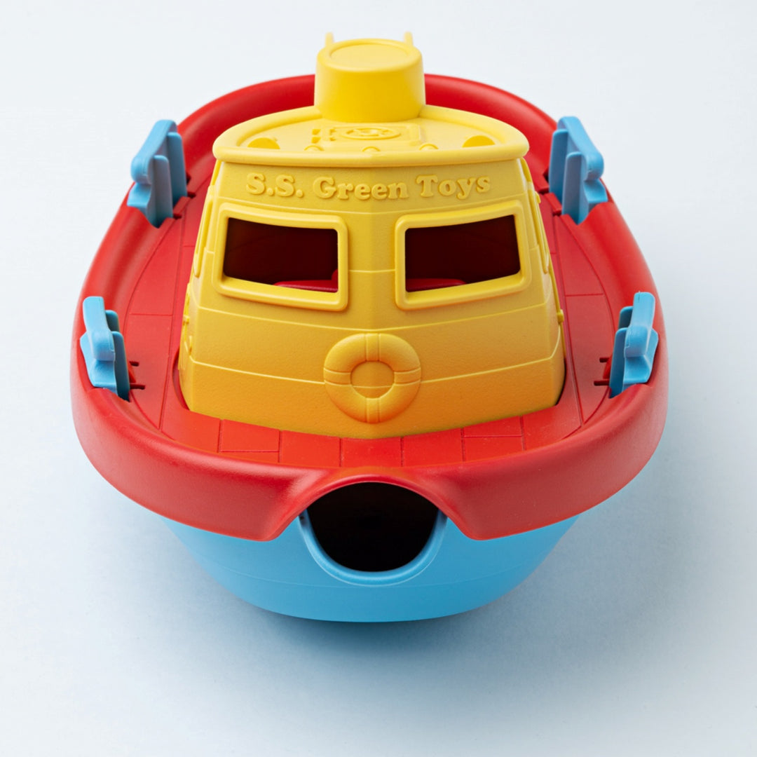 Green Toys Tugboat Yellow Handle