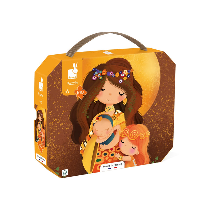 Janod Puzzle Suitcase - Inspired by Gustav Klimt (100 pieces)