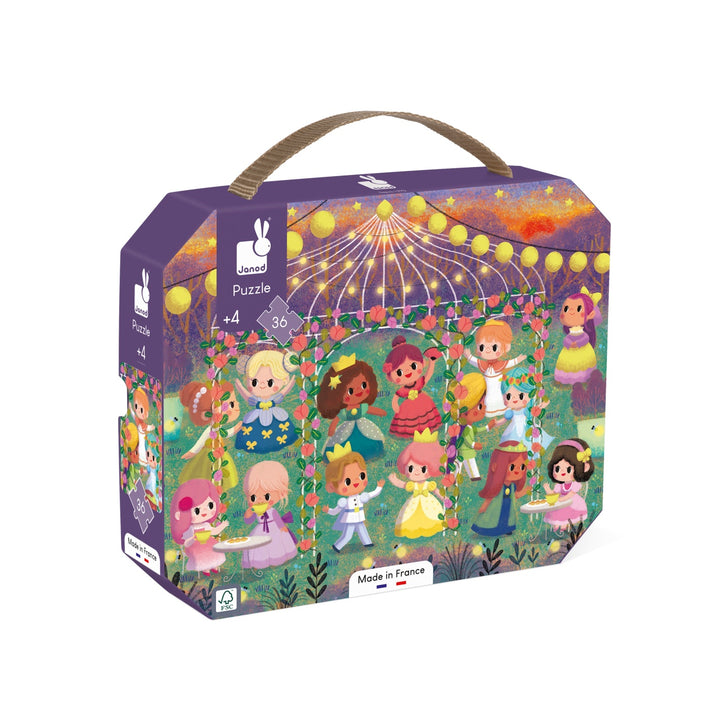 Janod Puzzle Suitcase - Princesses (36 pieces)