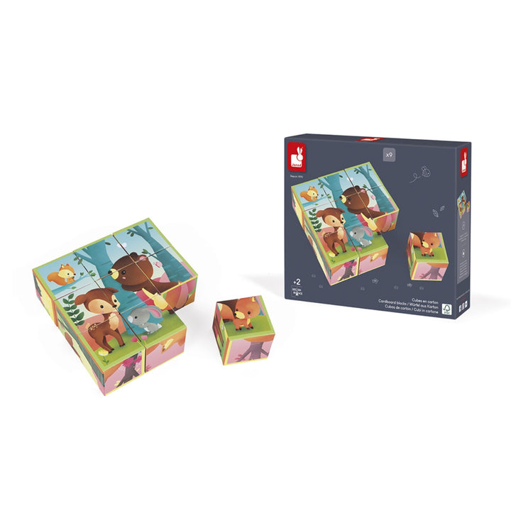 Kubkid Cube Puzzle - Forest Animals