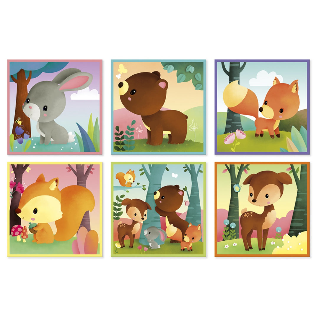 Kubkid Cube Puzzle - Forest Animals