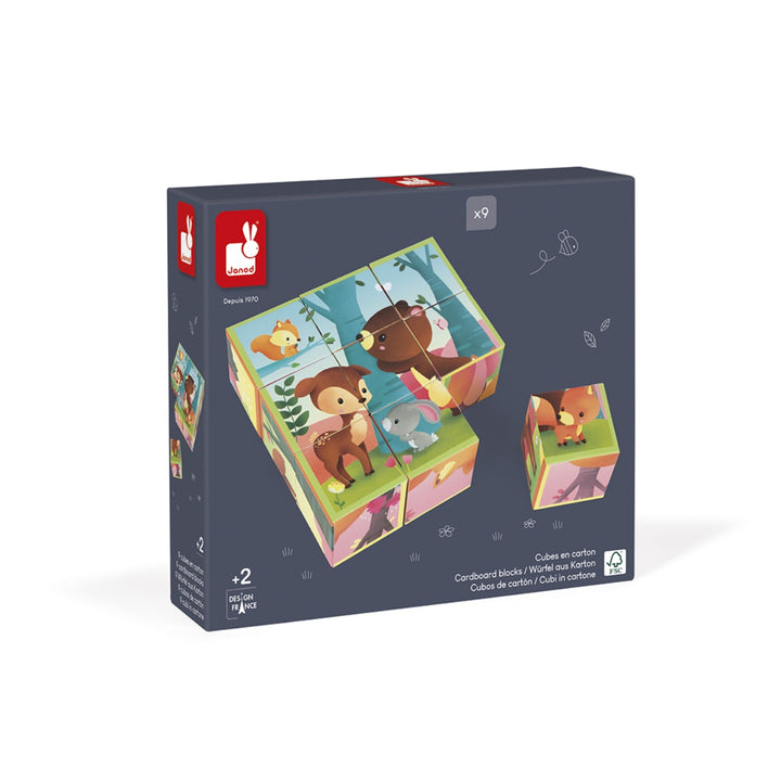 Kubkid Cube Puzzle - Forest Animals