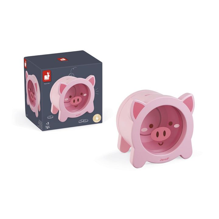 Janod Money Box - Pig Piggy Bank