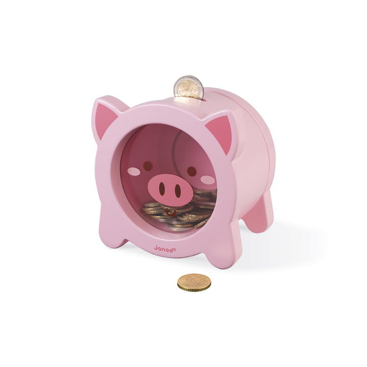 Janod Money Box - Pig Piggy Bank