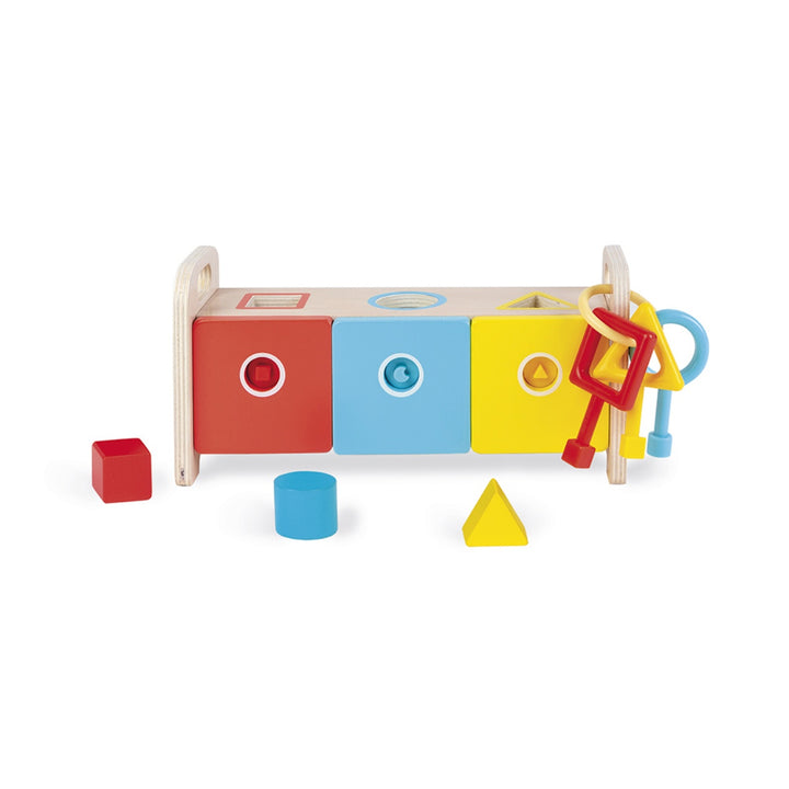 Janod Shape Sorter Box with Keys