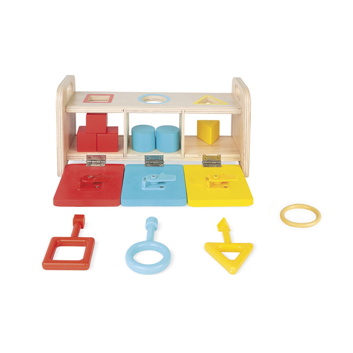 Janod Shape Sorter Box with Keys