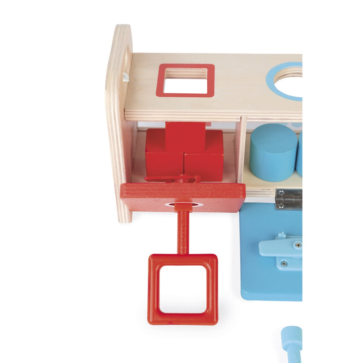 Janod Shape Sorter Box with Keys