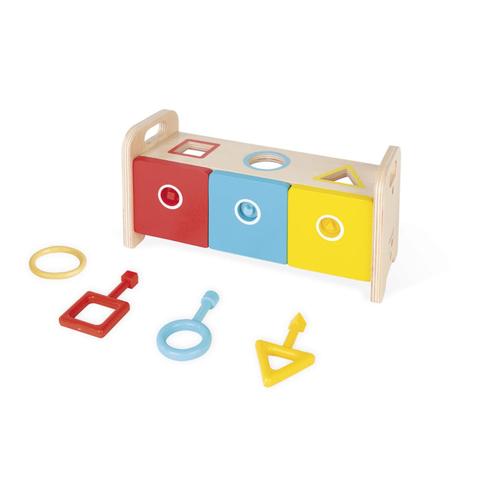 Janod Shape Sorter Box with Keys