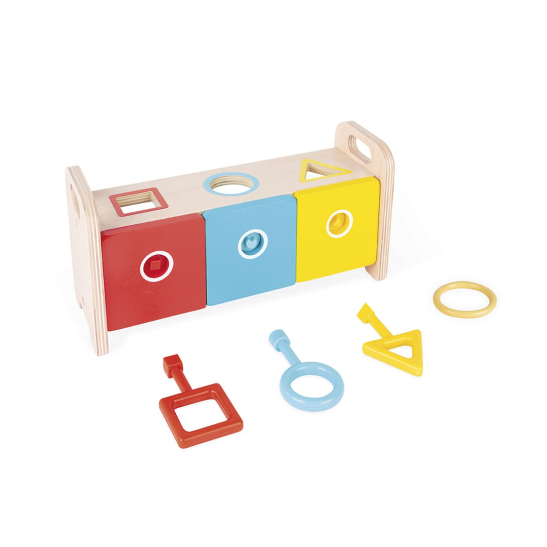 Janod Shape Sorter Box with Keys