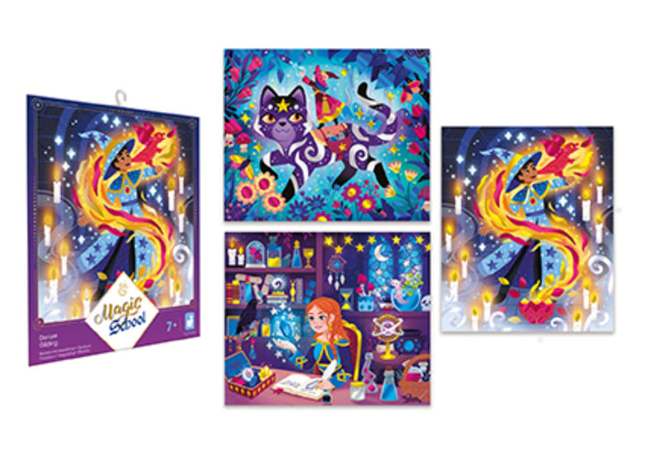 Janod Magic School - 3 Gilding Paintings
